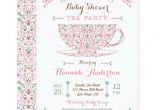 Baby Shower Tea Party Invitations Free Baby Shower Tea Party Baby Girl Ii Invitation