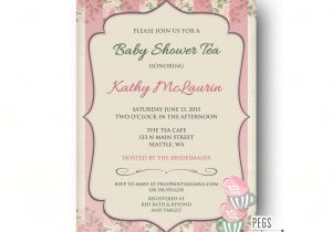 Baby Shower Tea Party Invitations Free Baby Shower Tea Party Invitation Printable Baby Shower