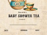 Baby Shower Tea Party Invitations Free Free Printable Tea Party Baby Shower Invitation Template
