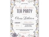 Baby Shower Tea Party Invitations Free Tea Party Baby Shower Invitations Fullxfull