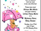 Baby Welcome Party Invitation Templates Welcome Home Baby Invitations Wording Cobypic Com