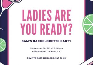 Bachelorette Party Invitation Template Bachelorette Party Invitation Templates Canva