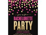 Bachelorette Party Invitations Templates Shimmer Shine Bachelorette Party Invitation Zazzle Com