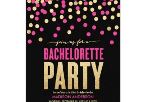 Bachelorette Party Invitations Templates Shimmer Shine Bachelorette Party Invitation Zazzle Com