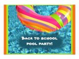 Back to School Pool Party Invitation 11 Best Back to School Pools Images On Pinterest Back
