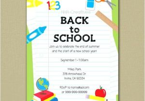 Back to School Pool Party Invitation Back to School Pool Party Invitation Heritagetrails Info