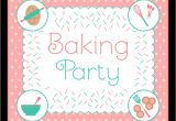 Baking Birthday Party Invitations Free Free Baking Party Printables From Printabelle Catch My Party