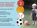 Ball themed Birthday Party Invitations Let 39 S Have A Ball Ball themed Birthday Party Pick Any Two