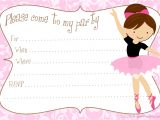 Ballerina Birthday Invitation Template Free Click Your Mouse On the Free Printable Ballerina Designs