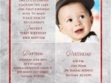 Baptism and Birthday Invitation Square Baptism Invitations Christenings 1st Birthday