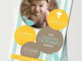 Baptism and Birthday Party Invitations Birthday Invitations 1st Birthday Baptism Invitations