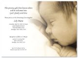 Baptism Invitation Examples Pretty Christening Baptism Invitation Template Sample with