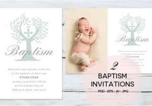 Baptism Invitation Template Free 30 Baptism Invitation Templates – Free Sample Example