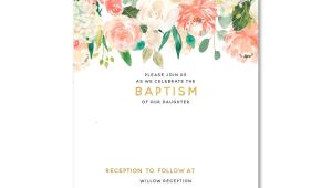 Baptism Invitation Template Free Free Free Template Free Floral Baptism Invitation Template