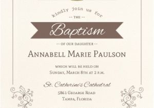 Baptism Invitation Text Catholic Baptism Invitation Wording Twins formal Lds