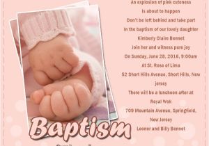 Baptism Invitation Text Message Baptism Invitation Wording Samples Wordings and Messages