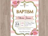Baptism Invitations Etsy Baptism Invitation Girl Baptism Invitation by Damabdigital
