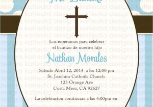 Baptism Invitations for Boy In Spanish Baptism Invitation Baptism Invitations In Spanish New