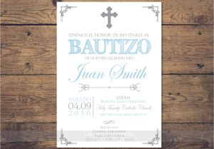 Baptism Invitations for Boy In Spanish Baptism Invitations In Spanish Baptism Invitations In