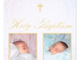 Baptism Invitations for Twins Boy and Girl Boy and Girl Twins Baptism Invitation 5 25" Square