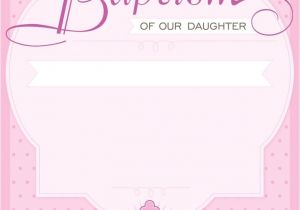 Baptism Invitations Free Templates Dotted Pink Free Printable Baptism & Christening