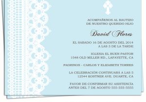 Baptism Invitations In Spanish Free Spanish Baptism Invitation Printable Lace for Boy or Girl