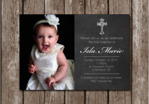 Baptism Invites Walgreens Chalkboard Baptism Invitation with Picture