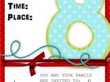 Baptism Preview Invitations Dream It It S Great to Be Eight