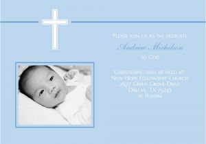 Baptismal Invitation Background Layout Baby Blue with White Cross Baptism by Cardsdirect