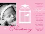 Baptismal Invitation for Baby Girl Baptism Invitations for Girl Free Christening Invitation