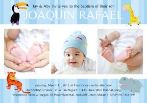 Baptismal Invitation for Baby Girl Philippines Archbishop’s Palace Aby Valentos