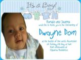 Baptismal Invitation for Baby Girl Philippines Invitation for Christening In the Philippines Image