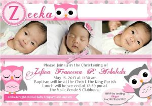 Baptismal Invitation for Baby Girl Philippines Supplier List for Baptism Mommy Ginger