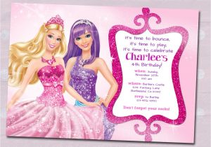 Barbie Birthday Invitation Card Free Printable Barbie Birthday Invitations Modern Designs Invitations