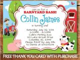 Barnyard Party Invitation Wording Printable Farm theme Birthday Invitation for Kids Barnyard