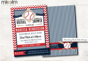 Baseball Bridal Shower Invitations Baseball Bridal Shower Invitation Couples Shower by