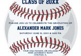 Baseball Graduation Invitations Personalized Sports Graduation Invitations