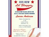 Baseball Invitations for Baby Shower Vintage Baseball Baby Shower Invitation