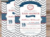 Baseball themed Baby Shower Invites Baseball themed Baby Shower Image