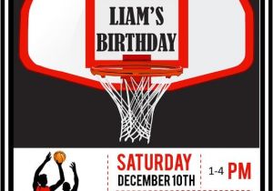 Basketball Birthday Party Invitation Wording Basketball Birthday Invitations Printable