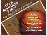 Basketball Birthday Party Invitation Wording Basketball Birthday Party Invitations