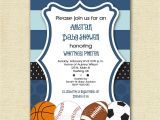 Basketball themed Baby Shower Invitations Mod Allstar Sports theme Baby Shower or Birthday Party