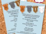 Basketball themed Baby Shower Invitations Template Pumpkin Baby Shower Invitations