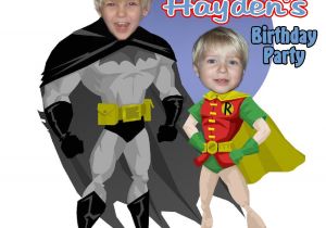 Batman and Robin Birthday Invitations Batman Personalized Birthday Invitations Party