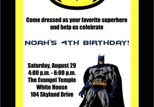 Batman and Robin Birthday Invitations Birthday Invitations Batman Birthday Invitations