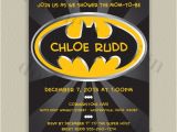 Batman Baby Shower Invitation Templates Batman Baby Shower Invitation Personalized Printable