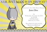 Batman Baby Shower Invitation Templates Batman Baby Shower Invitations