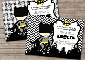 Batman Baby Shower Invitation Templates Superhero Baby Shower Invitations