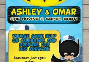 Batman Baby Shower Invites Batman Baby Shower Invitations Custom Ic Book Baby