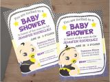 Batman Baby Shower Invites Custom Batman Superhero Baby Shower Invitation Digital
